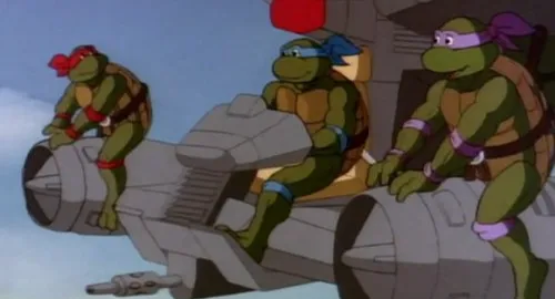 فتيان سلاحف النينجا - الحلقة 23 - سلاحف فى السماء
